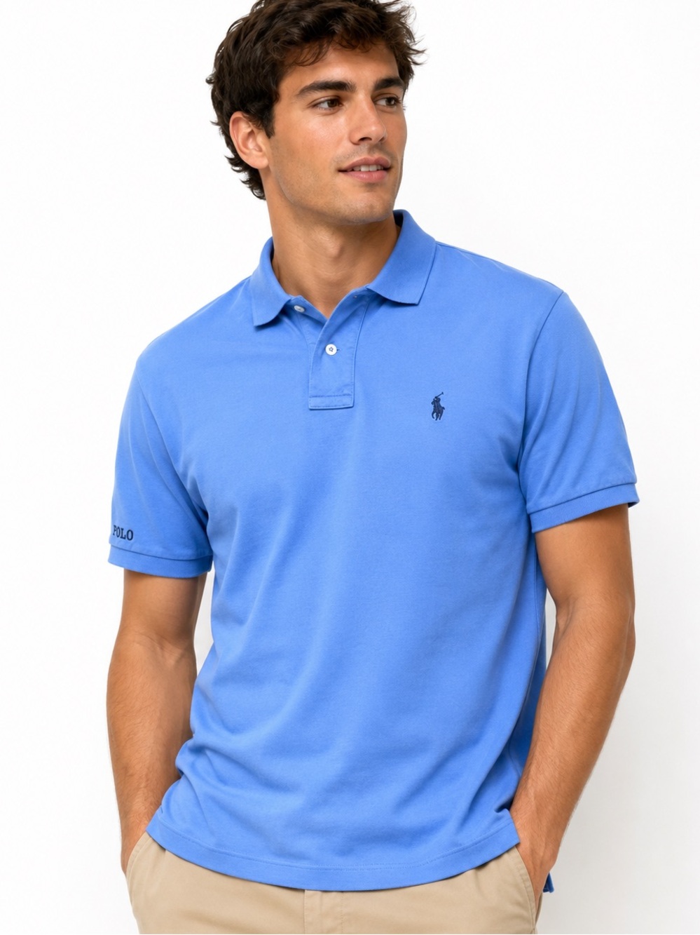 Polo Ralph Lauren Classic Fit Blue Polo Shirt Men’s Medium Navy Pony Logo